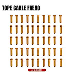 Bouchon de câble de frein orange vif (Pack 50)