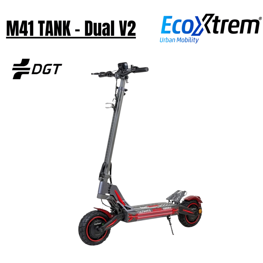 Ecoxtrem M41 Tank Dual V2 – Édition Rouge
