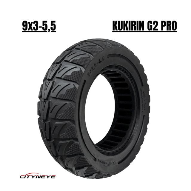 Roue solide 9 × 3-5,5 [Cityneye]