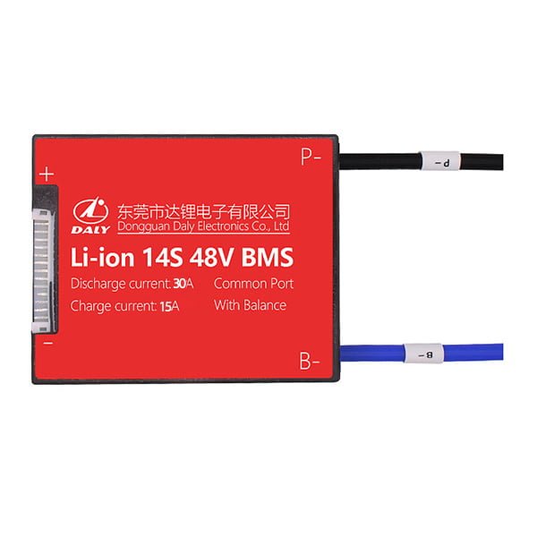 BMS DALY 14S 52V 30A batterie Liion auto-équilibrante