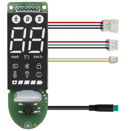 RODEO & RODEO DUAL | ECRAN, vue principale de face, pièce de rechange certifiée (Écrans / Displays) compatible Volt pour trottinette électrique.