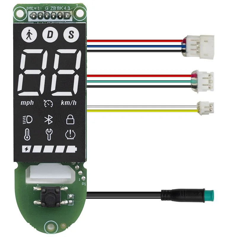 KUICKWHEEL F1 | Display, vue principale de face, pièce de rechange certifiée (Écrans / Displays) compatible Volt pour trottinette électrique.