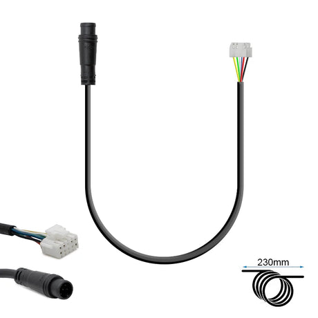 Câble de liaison entre la carte de contrôle et le panneau d'affichage pour trottinette électrique Ninebot F3 E, pièce de rechange d'origine compatible.
