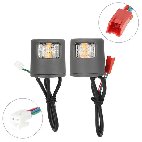 rear indicator light, vue principale de face, pièce de rechange certifiée (Clignotants) compatible Volt pour trottinette électrique.