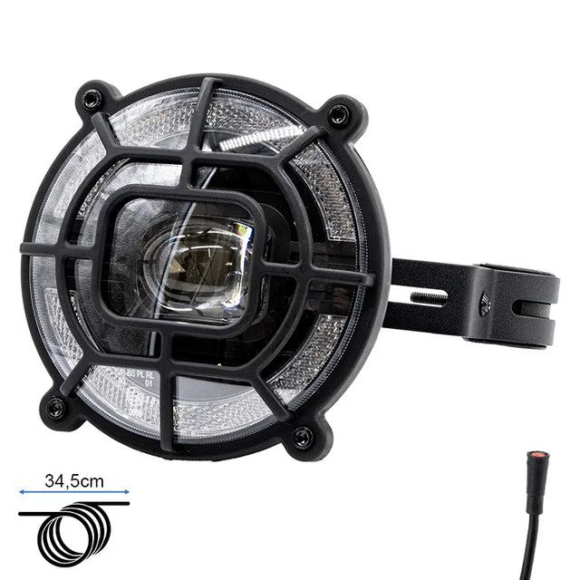 UKKO | Headlight Inner Cover Right Side(Grey), vue principale de face, pièce de rechange certifiée (Feux avant) compatible Volt pour trottinette électrique.