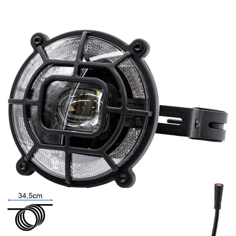 UKKO | Headlight Inner Cover Left Side(Grey), vue principale de face, pièce de rechange certifiée (Feux avant) compatible Volt pour trottinette électrique.