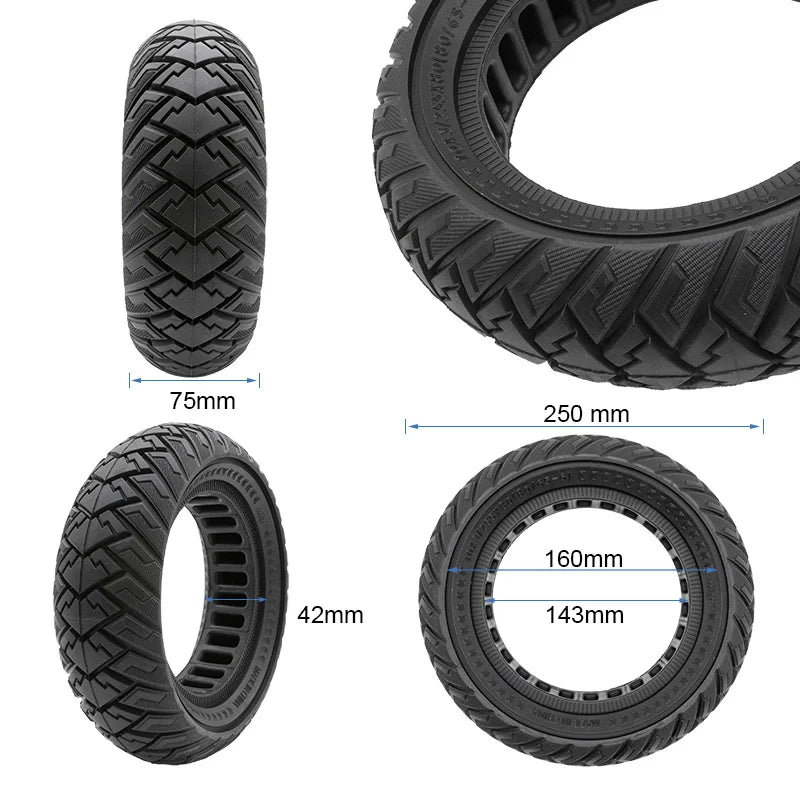 Roue pleine 10x3 / 255x80 (80/65-6)