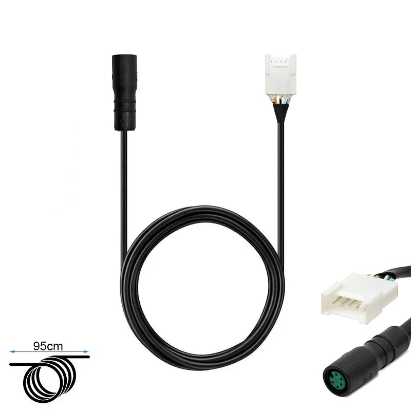 Câble display avec connecteur waterproof pour Navee N65, assurant une liaison fiable entre l'écran et le contrôleur de la trottinette électrique.