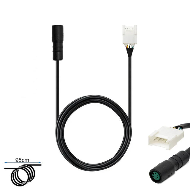 Câble display avec connecteur waterproof pour Navee N65, assurant une liaison fiable entre l'écran et le contrôleur de la trottinette électrique.