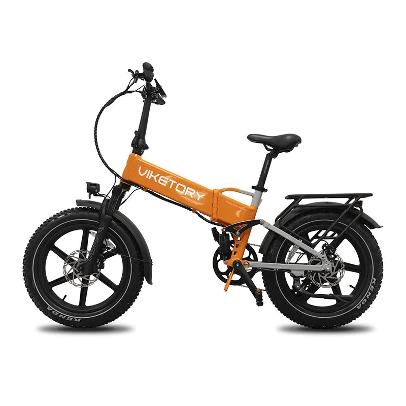 BRAVE vélo électrique FATBIKE Pliable Orange/Gris