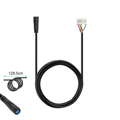 Câble data générique pour trottinette électrique avec connecteurs d'origine, utilisé pour la transmission des données entre les composants électroniques.