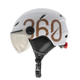 GLOOB Urban blanc - marron M cache-oreilles amovibles