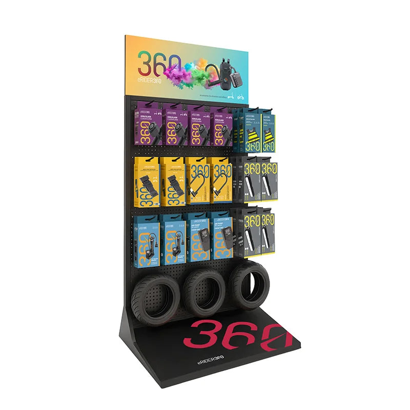 Présentoir accessoires eRider360 (Produit non inclus)