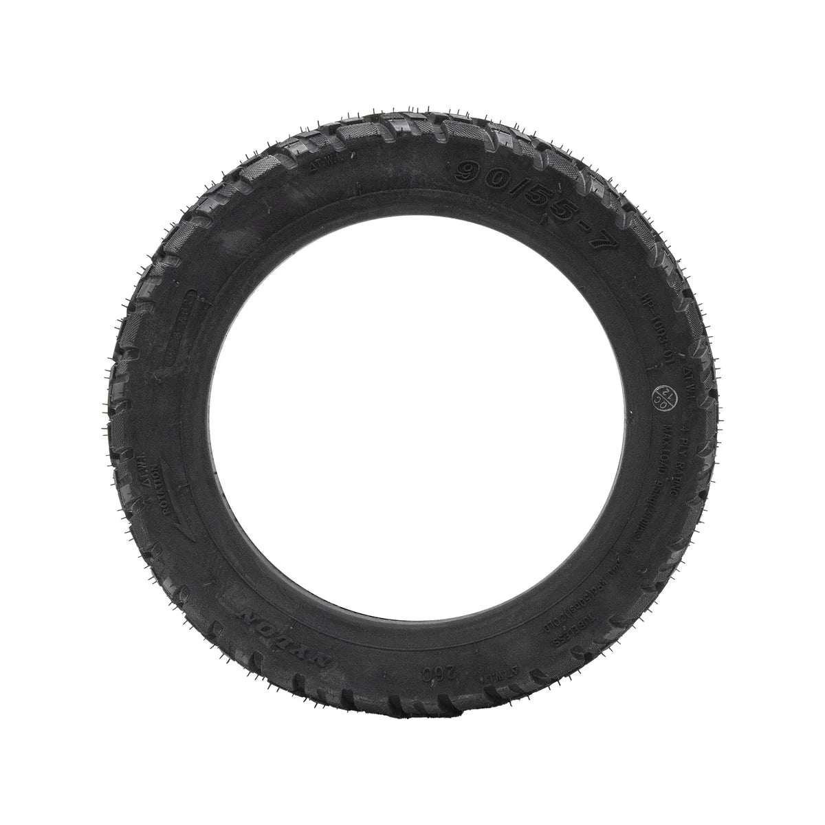 Pneu tubeless off-road 90/55-7 rouge