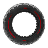 Roue pleine 9x3-5,5 ligne rouge-noir [Amitor]
