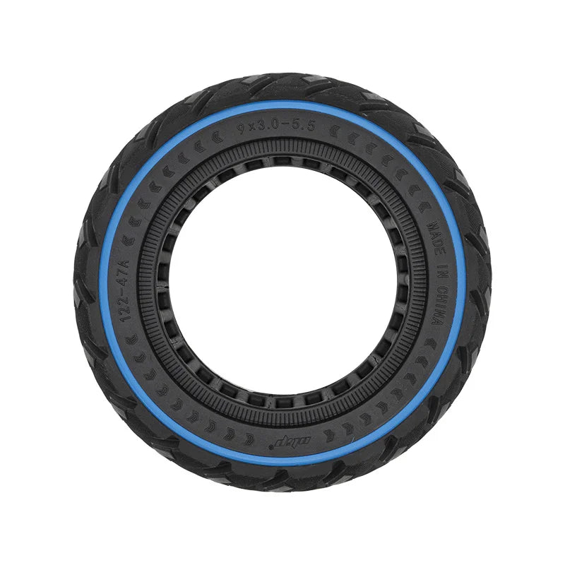 Pneu plein off-road 9x3-5,5 bleu