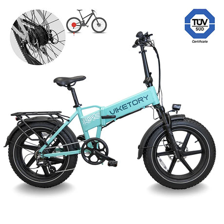 Vélo électrique Lithor turquoise RideBack, au design moderne avec batterie intégrée, idéal pour les déplacements urbains et les balades quotidiennes.