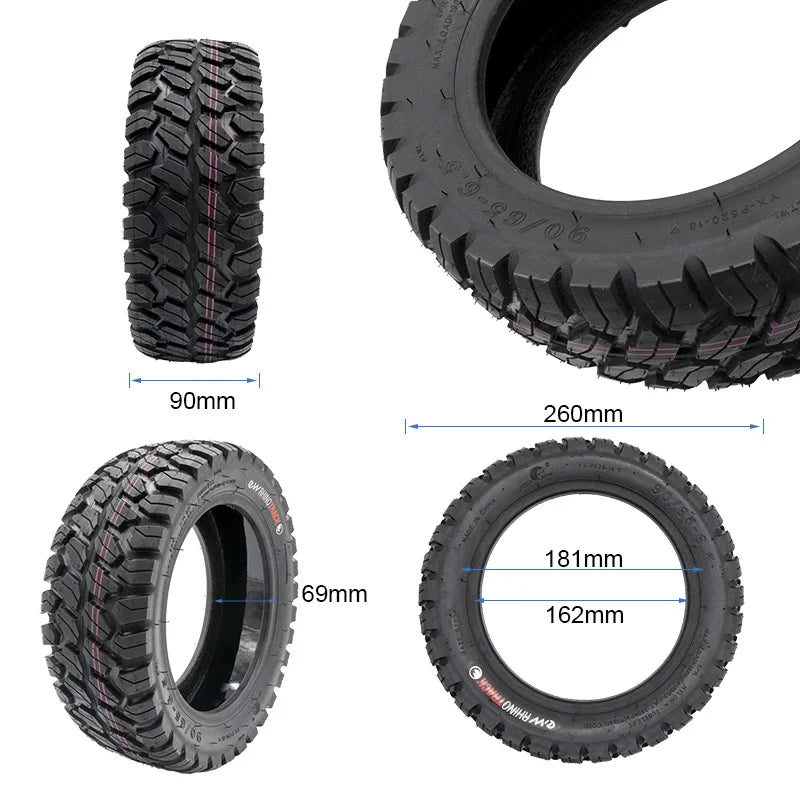 Pneu Tubeless Offroad 90/65-6,5 EWHEEL RHINOTRACK AVEC GEL
