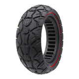 Pneu plein 10×3,0/255×80 (80/65-6) rouge [Amitor]