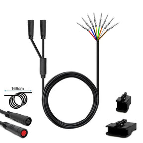Câble BLE de connexion entre le contrôleur et le display étanche de la trottinette électrique ECOXTREM M41, assurant la transmission des données.