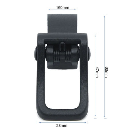 Crochet de pliage EWH006 compatible Ninebot Max G2 E, vue du mécanisme de fixation pour sécuriser le pliage de la trottinette électrique.