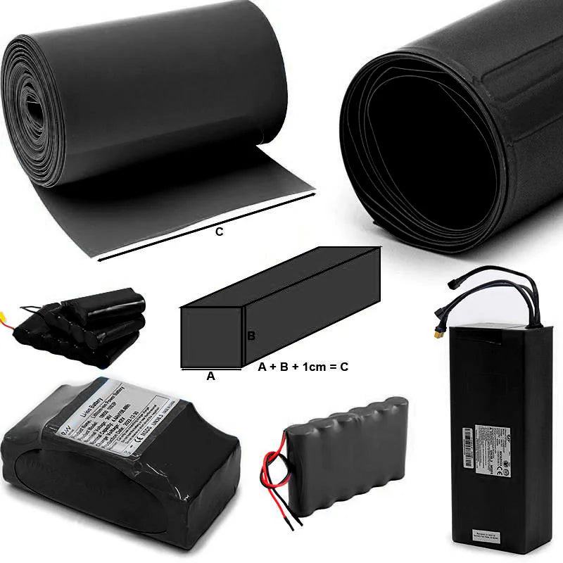 Gaine thermorétractable noire 120m 10M