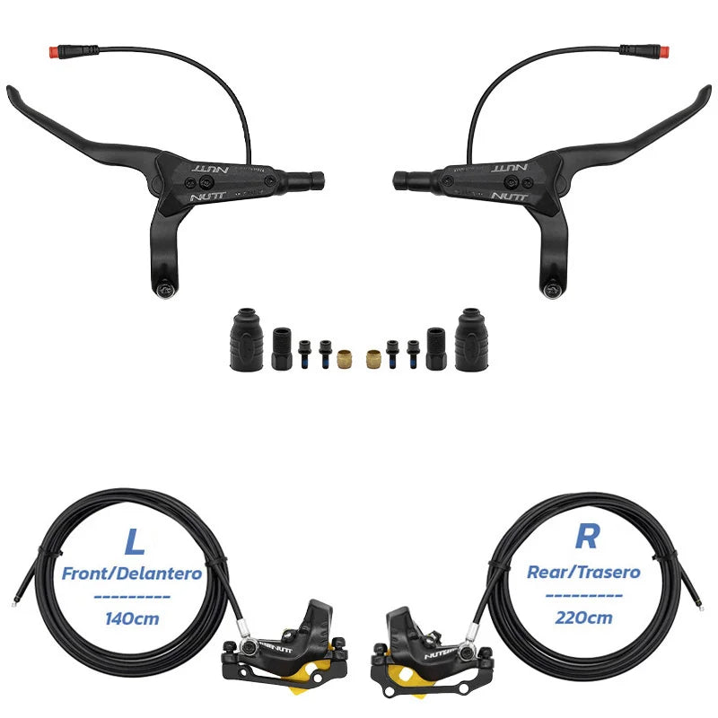Kit de frein hydraulique noir Y5 Avant L arrière R [NUTT]