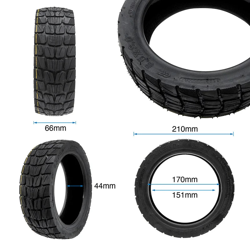 Pneu 8,5x3 tubeless tout-terrain EWHEEL RHINOTRACK