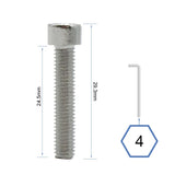 Vis de jante moteur Dualtron (non compatible avec le modèle Mini) – lot de 30 unités