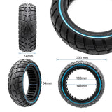 Pneu plein ultraléger Offroad 10x2,75-6,5/B55 - ligne bleue [Ewheel]