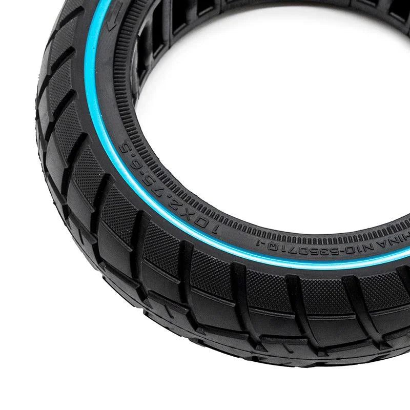Pneu plein ultraléger Offroad 10x2,75-6,5/B55 - ligne bleue [Ewheel]