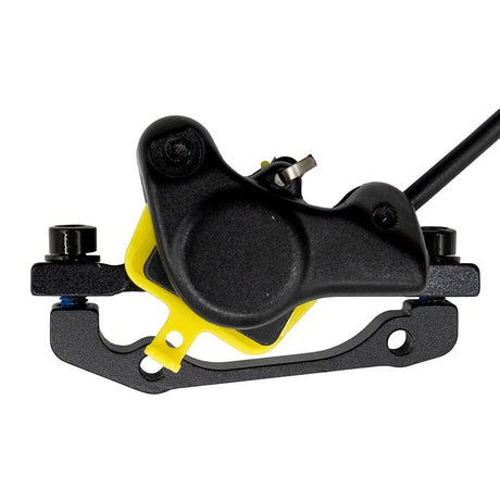 Vue latérale du kit de frein hydraulique avant Zoom CR-3 noir pour trottinette électrique, conçu pour un freinage performant et une excellente durabilité.