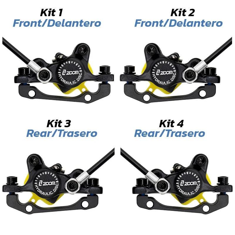 Kit de freinage hydraulique 4 noir CR-3 arrière [Zoom]