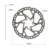 Disque de frein EWD004 - 140mm (2,3mm d'epaisseur)