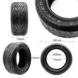 Pneu Tubeless 125/60-7 [CST]