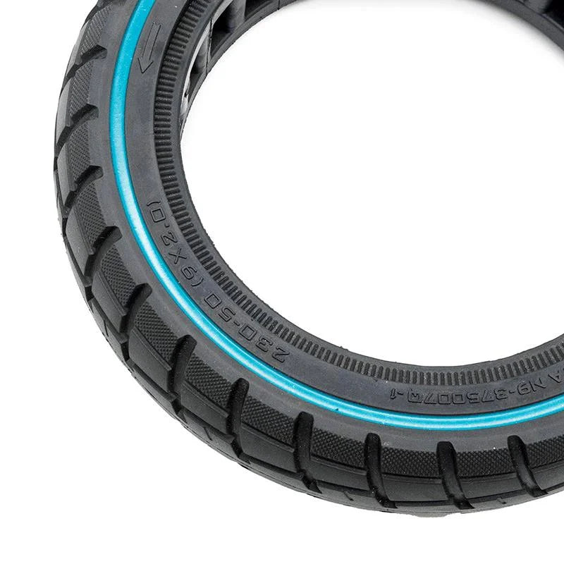 Pneu plein ultraléger Offroad 230x50 / 9x2-6,1/B34 - ligne bleue [Ewheel]