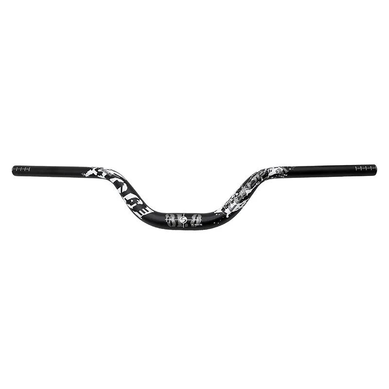 Guidon de 720 mm avec élévation de 90 mm noir