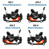 Kit 3 Frein hydraulique noir A5-D Avant [Nutt]