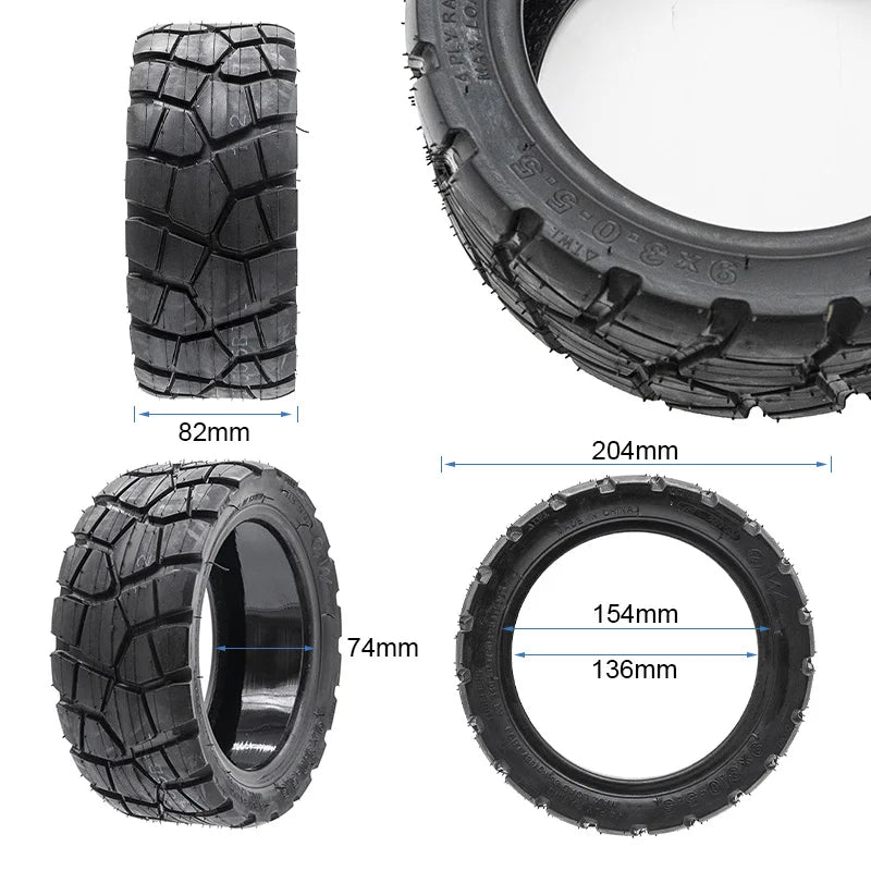 Pneu sans chambre tout-terrain 9x3-5,5 EWHEEL RHINOTRACK avec gel anti-crevaison