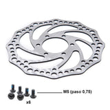 Disque de frein R6,2 140mm 6H argent - 48mm