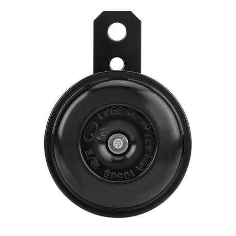 Klaxon électrique pour scooter et vélo avec fixation au guidon, conçu pour améliorer la sécurité grâce à un signal sonore puissant.