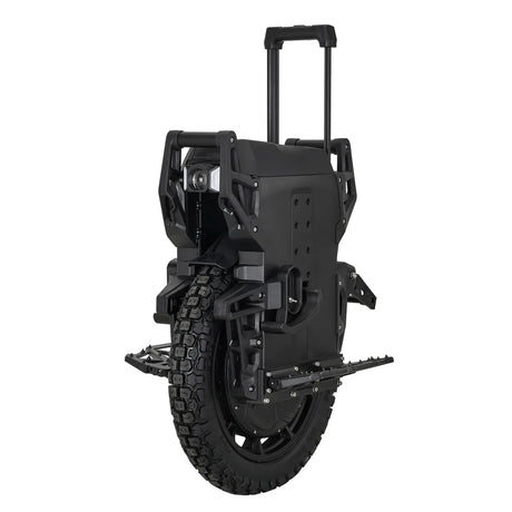 Détail de la Leaperkim Lynx S avec batterie 2700 Wh, suspension 62 lb et pneu tout-terrain Kenda, offrant stabilité, adhérence et confort de conduite.
