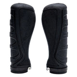 Poignées ergonomiques en silicone avec verrouillage noir - 2 pcs.