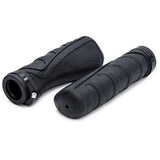 Poignées ergonomiques en silicone avec verrouillage noir - 2 pcs.