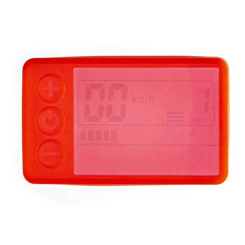 Poignée en silicone imperméable rouge pour écran S866