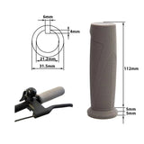 Poignées en silicone gris pour Ninebot série F et D - 2 pcs.