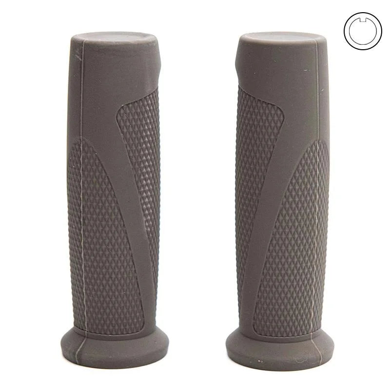 Poignées en silicone gris pour Ninebot série F et D - 2 pcs.