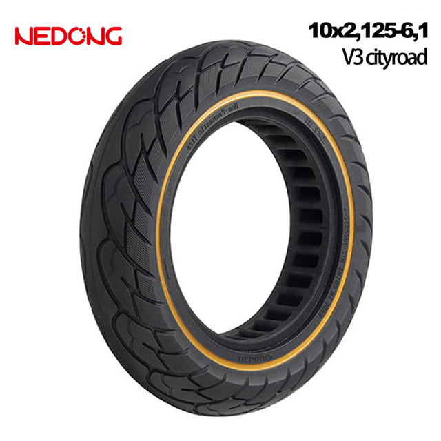 Roue pleine 10×2.125-6 Jaune [Nedong]