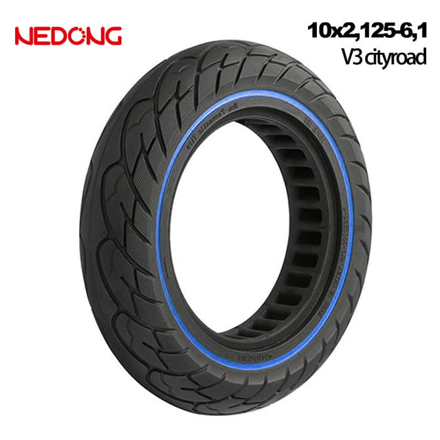 Roue pleine 10×2.125-6.1 V3 Bleu [Nedong]
