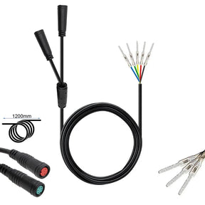 Câble data de remplacement pour trottinette électrique KuKirin G2 Pro, destiné à la connexion des composants électroniques et de l’afficheur.